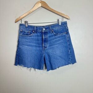 Classic Blue Denim Women's Cutoff Shorts